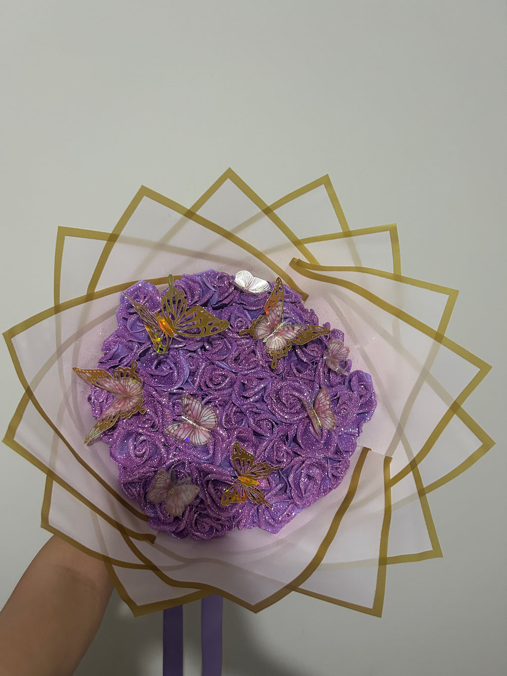 Purple Glitter Bouquet