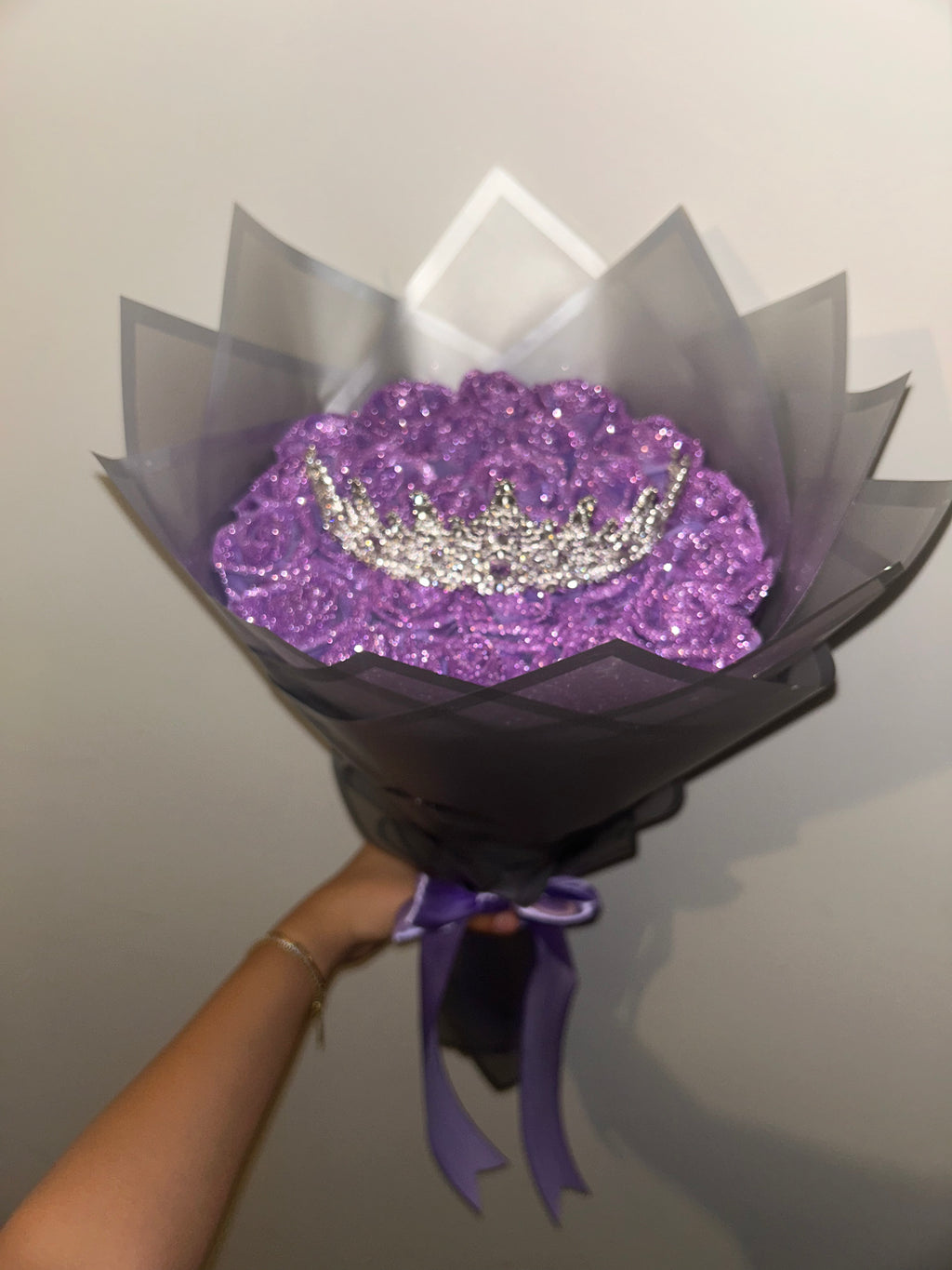 Purple Glitter Bouquet