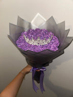 Purple Glitter Bouquet