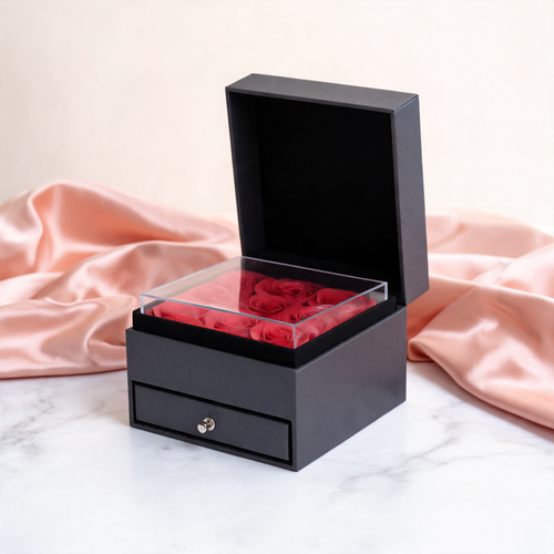 Acrylic Rose Gift Box (9 Roses) | For Hers Truly