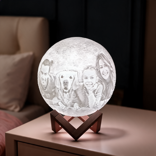 3D Moon Lamp with Custom Photo | For Hers Truly