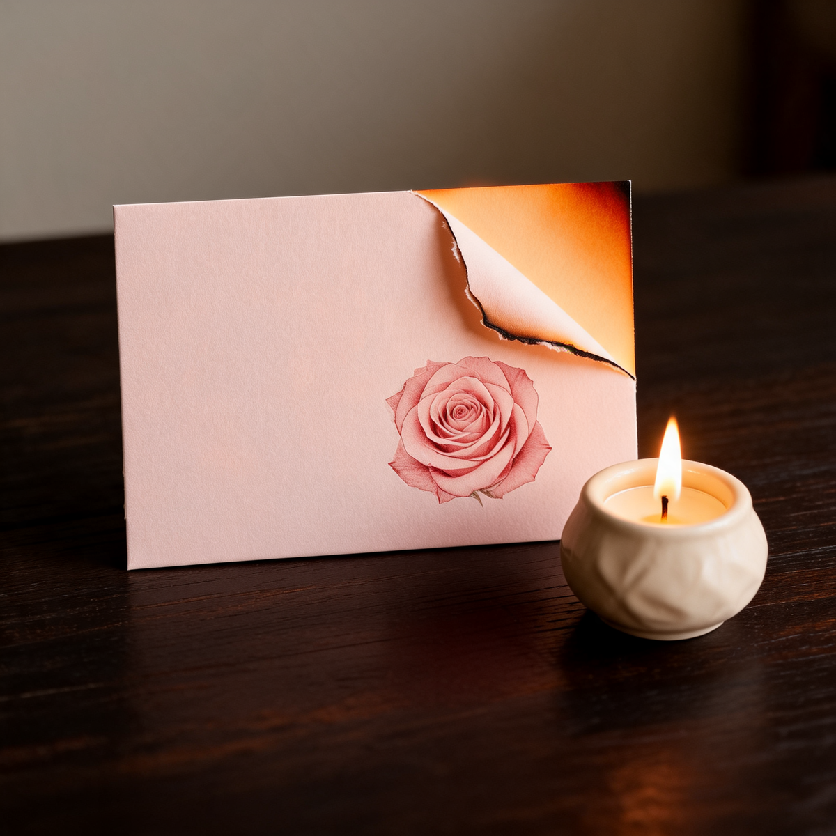 Burn-to-Reveal Rose Cards (4-Pack) | For Hers Truly