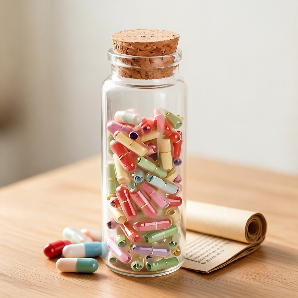 Love Capsule Message Bottle (50 Capsules) | For Hers Truly